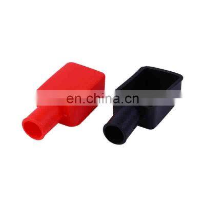 Battery Terminal Covers Positive Red & Negative Black Flag Cable Boot Insulation