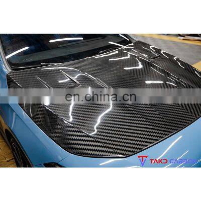Engine Hood Bonnet Car Parts Body Kits 100% Dry Carbon Fiber Material Military Quality For BENZ AMG A35L