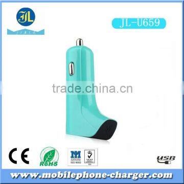 Colorful Portable and Automatic Gun Design 12v-24v Dual Port Car Charger Selling in photo-5