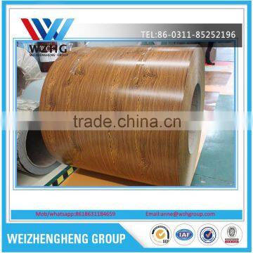 Building materials SGCC SGCD SGCE Wooden PPGI Coil for Roofing Sheet