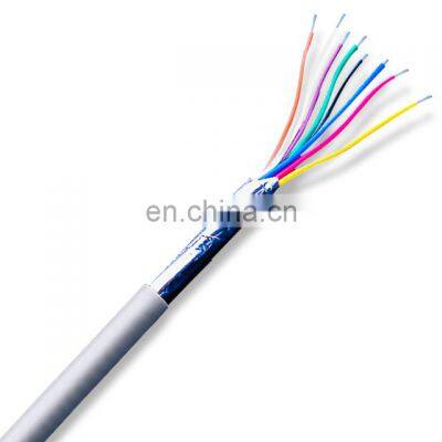 PVC 8 Core 26AWG Tin plated copper Aluminum foil shield Electrinical Cable Electronic Signal Wire wires cables