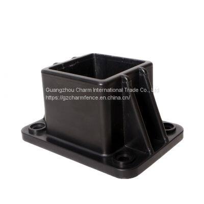 Outdoor Courtyard Accessories, Balcony Guardrail Accessories Aluminum Alloy Fence Post Cap Base photo-5