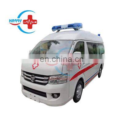 HC-J024 China Brand Foton LHD/RHD Monitor type ambulance emergency car ICU Transport ambulance vehicle