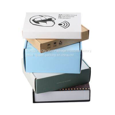 Custom Logo Printed Craft Packaging Corrugated Folding Shipping Mailing Mailer Paper Gift Boxes photo-3