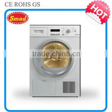 Wall mounted electronic control condenser clothes dryer