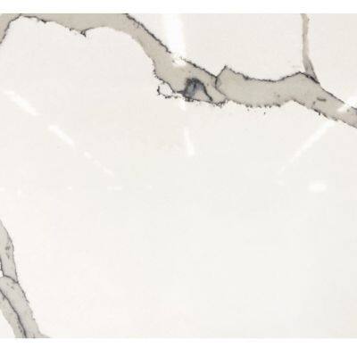 Code：1020，Calacatta Artificial Stone Quartz Slab Kitchen Countertops photo-2
