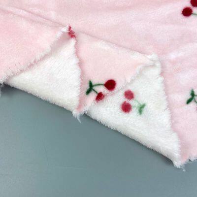 Wholesale of Spot Flannel Coral Velvet Cartoon Printed Home Clothes, Pajamas, Blankets, Home Textiles, Pillows, Slippers, Pet Clothing Fabrics photo-4