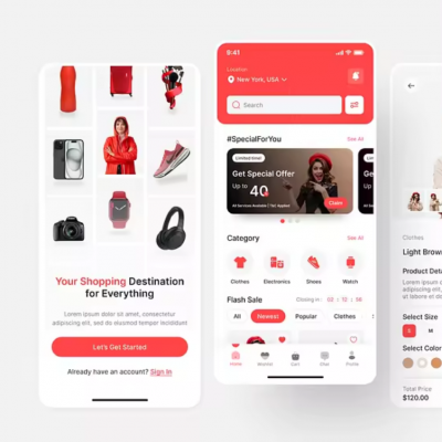 Ecommerce APP | Android IOS App Designing Native App Development | Shopping Order Mobile development