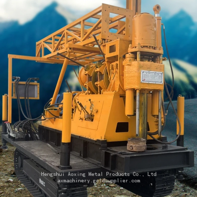 XY-44A Crawler Type Full Hydraulic Exploration Well Core Drilling Machine with Vertical and Oblique Dual Use Drill Tower