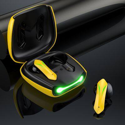 Hot Sale   R05 Wireless Bluetooth Headset Low Latency Gaming Headphone TWS Headlight Design Noise Canceling Earbuds TONLI