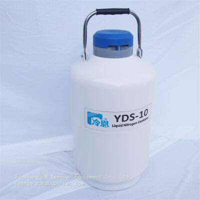 Light Weight Cryopreservation Liquid Nitrogen Tank of Biomedical Device 10L