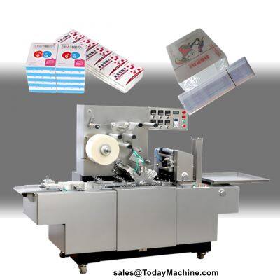 Automatic 3D Cosmetic Box BOPP Transparent Cellophane Film Wrapping Machine