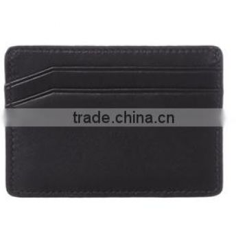 Genuine leather men card holder slim cow skin card holder