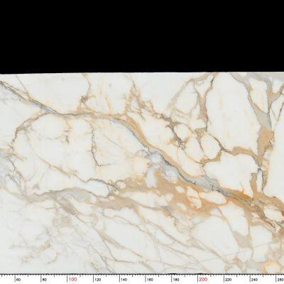 Italian calacatta gold marble slabs luxury white marble