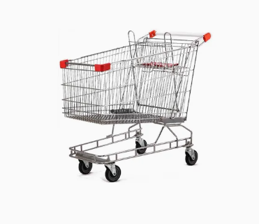 Australia Supermarket Shopping Cart Metal Custom Trolley with Wheels