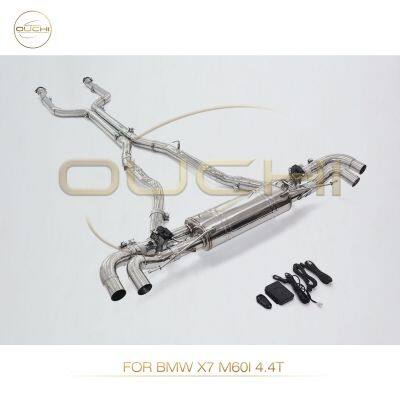 304 Stainless Steel Cat-Back Exhaust System for BMW X7 M60i/Z4 E89 High Performance Exhaust Electronic Valve With Tips photo-2