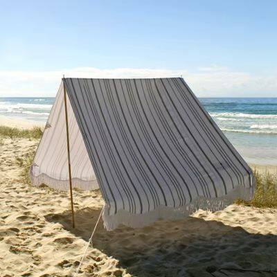 Commercial Beach Gazebo With Heavy-Duty Wooden Frame and Waterproof Roof, for Resort Rental Business and Beach Club