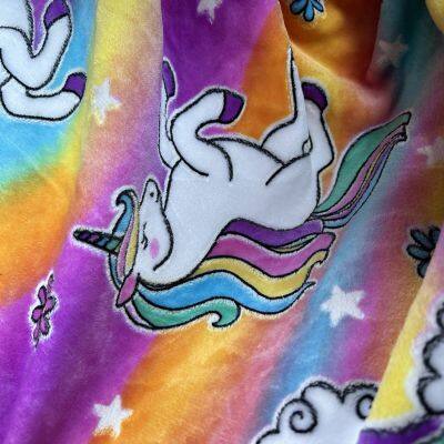 Coral Fleece Blanket Poncho to Keep Warm and Also Using for Bedding Sheets Support Small MOQ photo-2