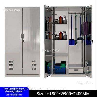 Professional Cleaning Supplies Cabinet With Triple-Lock Security & Fire-Resistant Materials - Custom Design OEM Supplier photo-4