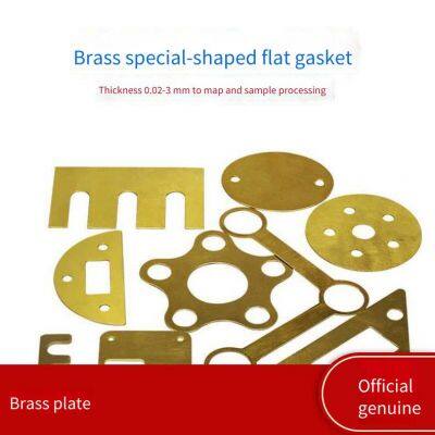 Brass Plate Leveling and Shearing Processing, H59 and H65 Ultra-flat Copper Plates, Laser-cut Brass Plates photo-2