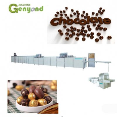 Portable Ball Mill Chocolate Machine Production Line With Automatic Tempering Key Feature Including Food Sterilizer