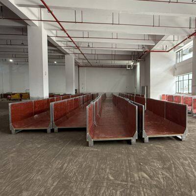 Прочный стеллаж для штабелирования деревянных досок, хранение пиломатериалов на складе