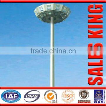 Galvanized outdoor polygonal high mast lighting tower supplier