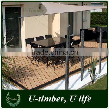 New WPC decking floor wood plastic composite materials for outdoor use