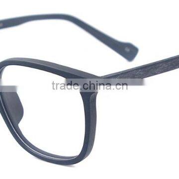 2016 Newest Designer for Men and Women Wooden Texture Acetate Full Rim Optical Glasses Frames photo-3