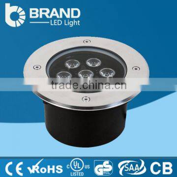 ISO9001 CE RoHS High Power Bridgelux Chips Meanwell Driver 12W Round LED Inground Light, 5 Years Warraty