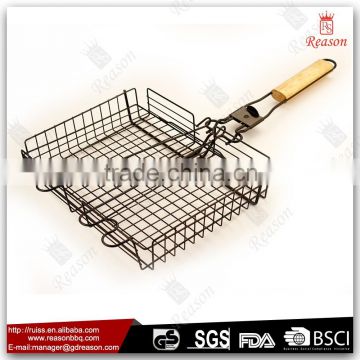 BBQ tools non stick coating gril basket charcoal basket