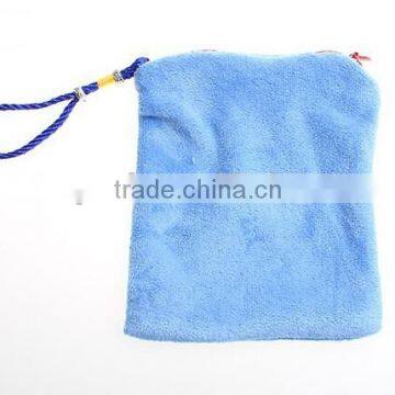 Hight Quality Custom velvet bag flock pouch Wholesale cloth pouch satin pouch B274