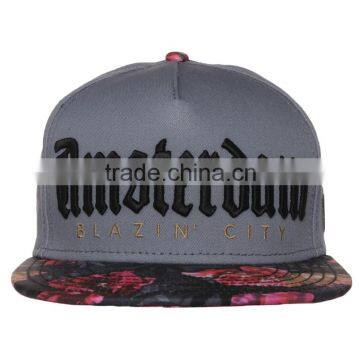3D Embroidery Cotton Twill Cap Usa California photo-2