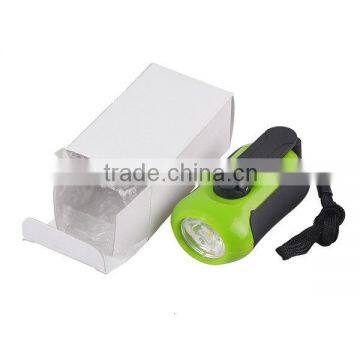 Wholesales Coloful Hand Crank Generator Flashlight photo-2