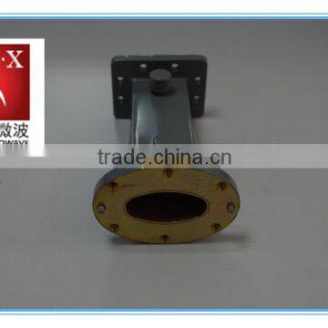 new designed elliptical to rectangular waveguide transition