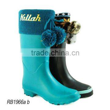 Ladies' High Heel Rubber Boots / Rain Boots / Boots