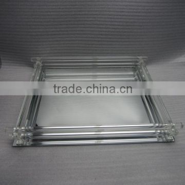 2016 wholesale hottest sale square plate,square plate holder,square tube base plate