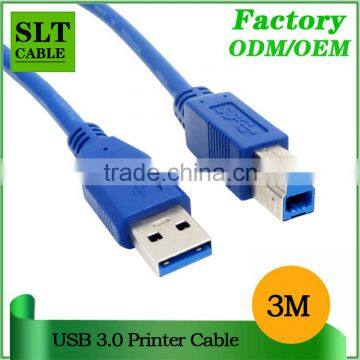 SLT 3M 10 Ft High Quality Superspeed USB 3.0 Printer Scanner Cable Type A to B