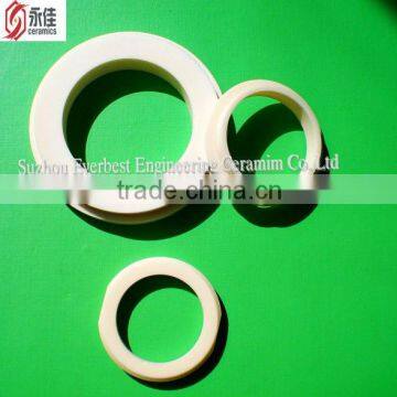 White al2o3 ceramic part in industry