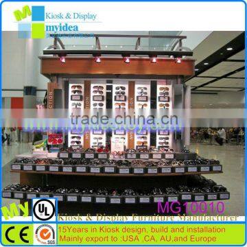 Mall fashional sunglass display stand,locking sunglass display,sunglass display rack