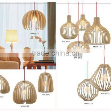 2016 New Home Decoration Wood Pendant Light