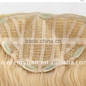 2013 new fashion products human hair extension hair piece for short hair