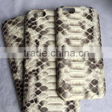 python natural color original snake leather high end quality iphone 6s/plus case genuine leather Craft Manufacture Phone Shell