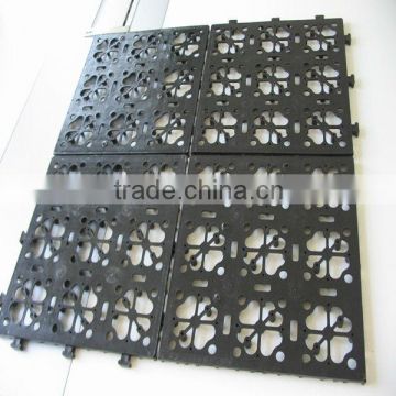 plastic deck tile base,wood plastic composite base