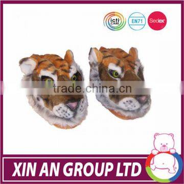 Custom men and women plush anime fun animal slippers