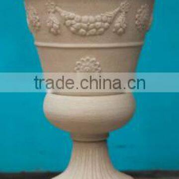 decorative large plastic garden urn tall flower pot wholesale