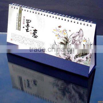 O-wire Binding Wholesale Custom Calendar Hanger Printing Desk Calendar