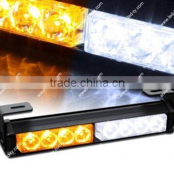 9.5" Super High Intensity LED Traffic Advising Emergency Strobe Lights- Amber/White