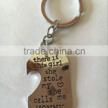 Hot products to sell online jigsaw puzzle custom keychain from china online shopping