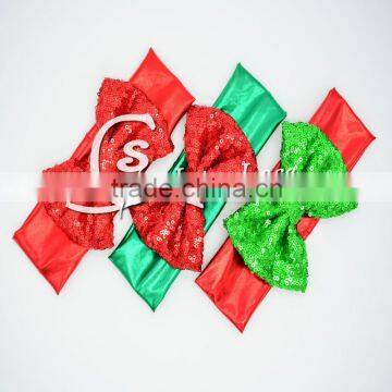 Fashion Hair Accessory Handmade Vintage Bow Tie Women Elastic Headband photo-3